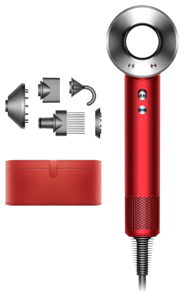 Dyson Supersonic HD07 red/nickel
