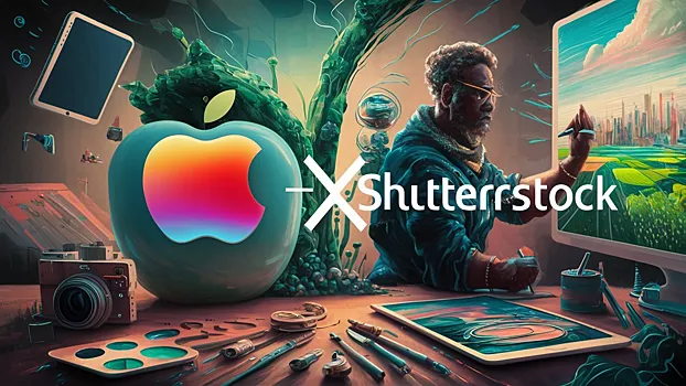 Apple заключила сделку с Shutterstock для обучения ИИ 