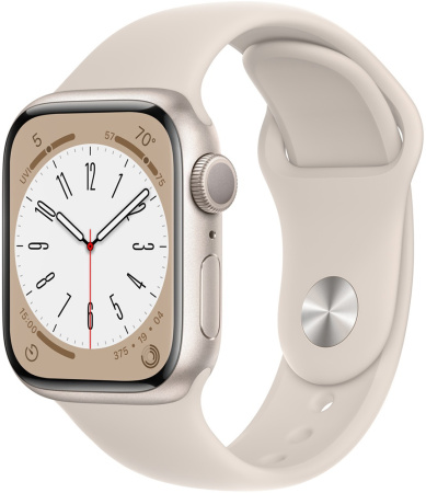 Смарт-часы Apple Watch Series 8, 45 мм, сияющая звезда