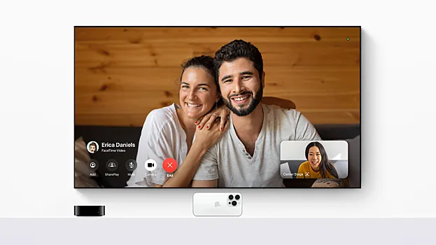 Приставка Apple TV обзавелась видеозвонками: для чего здесь смартфон 